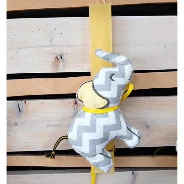 Λαμπάδα Ελεφαντάκι Γκρι