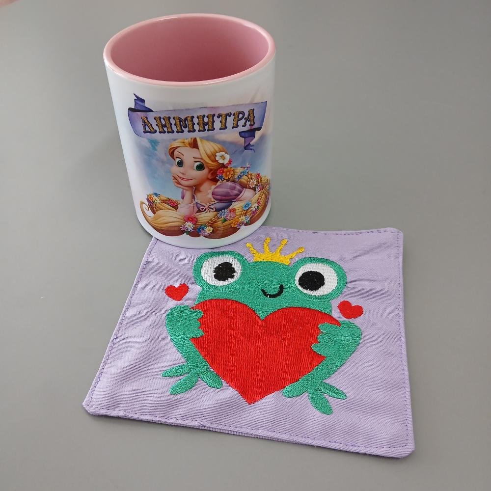 Κούπα & σουβέρ Rapunzel