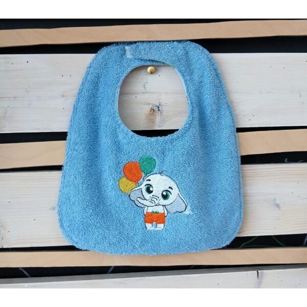 Σαλιάρα Ελεφαντάκι μπλε