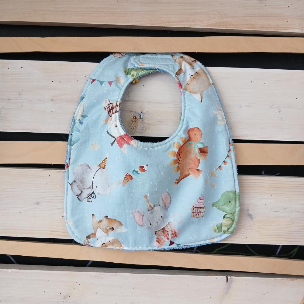 Σαλιάρα Ελεφαντάκι μπλε - Image 2