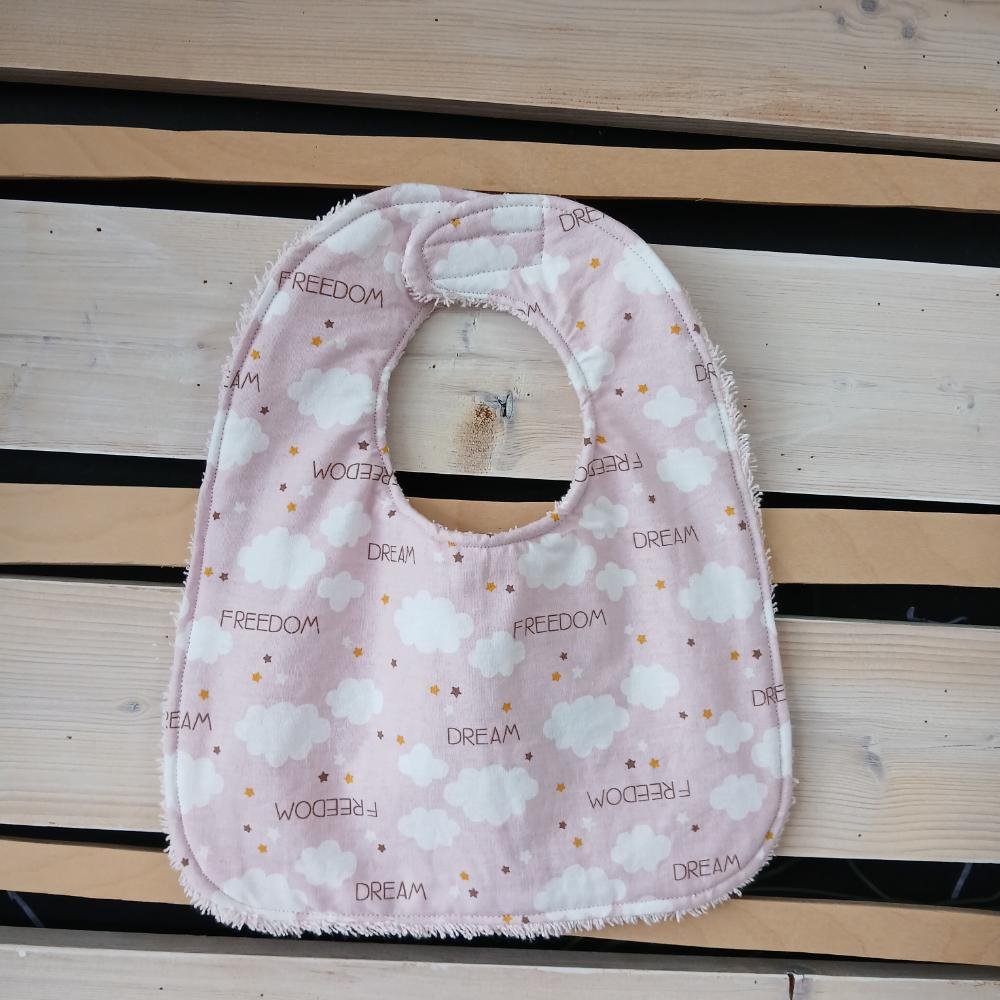 Σαλιάρα Αστεράκι ροζ - Image 2