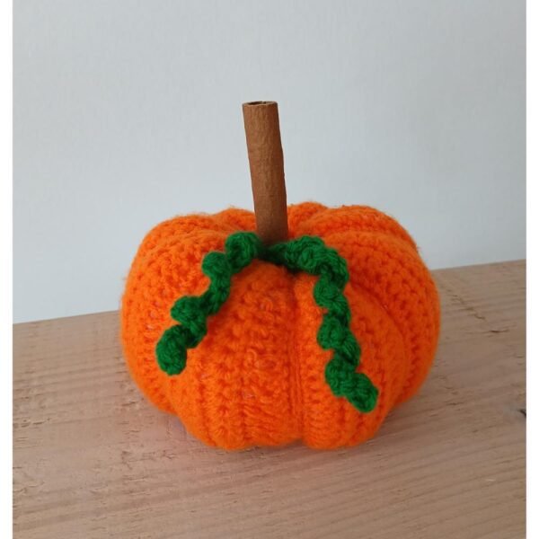 Κολοκύθα πλεκτή πορτοκαλί φωσφωριζέ