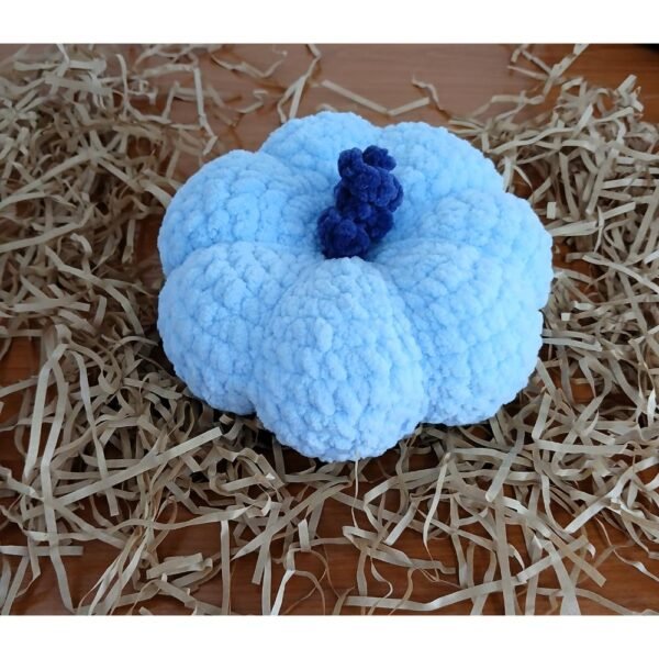 Κολοκύθα πλεκτή γαλάζια