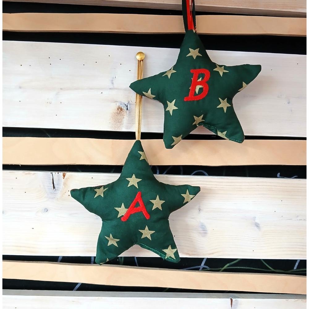 Πράσινο αστέρι με κόκκινο μονόγραμμα - Image 2