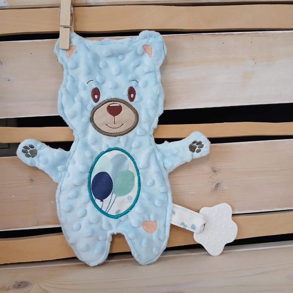 Προσωποποιημένο Σετ Νεογέννητου με Αρκουδάκι & Στοιχεία Γέννησης - Image 2