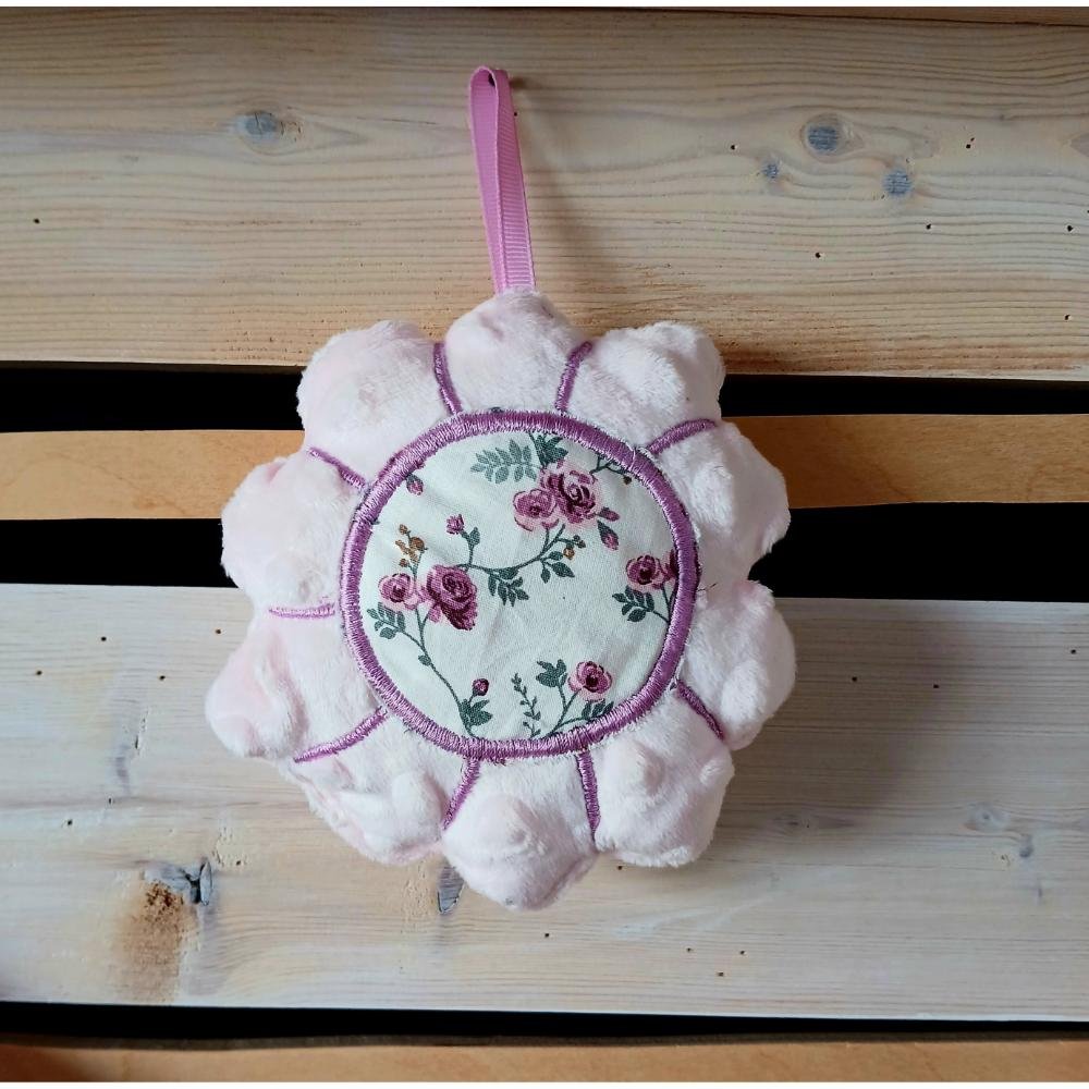 Υφασμάτινα Γράμματα Φλοράλ Λιλά - Image 2