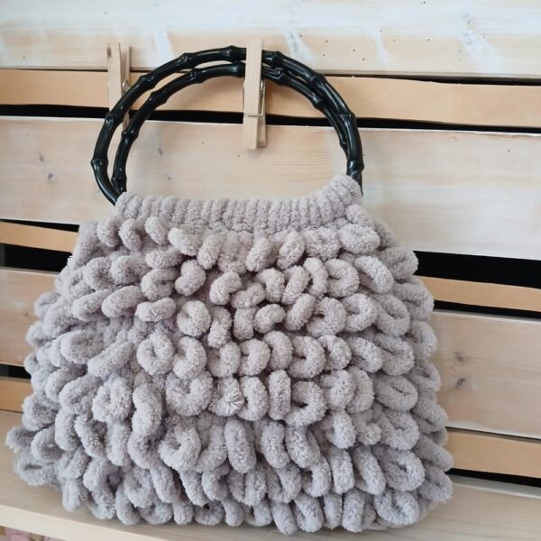 Puffy γκρι με χεράκια