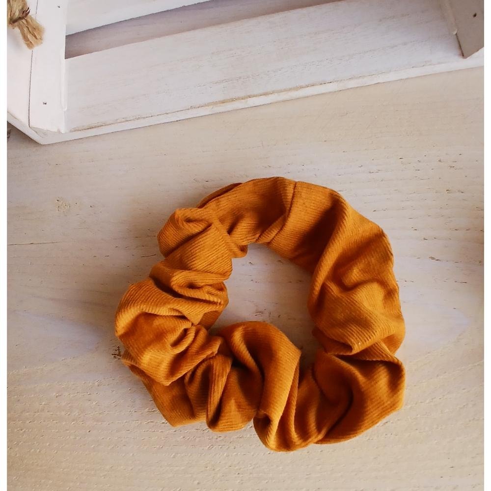 Scrunchy Κοτλέ – Μουσταρδί